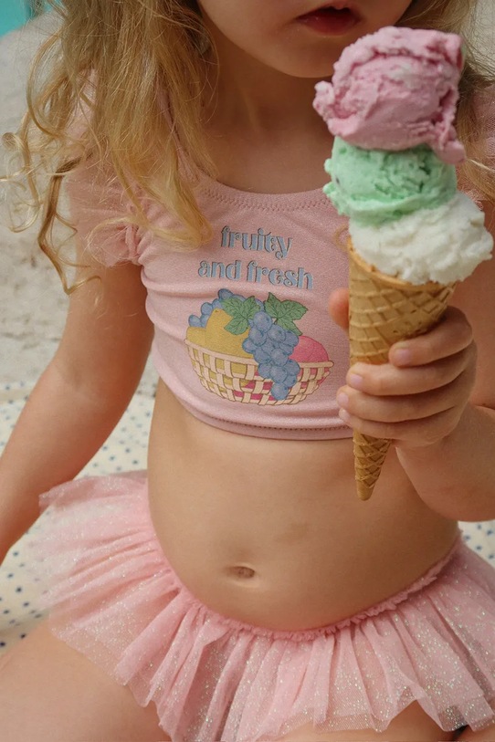 Konges Sløjd dwuczęściowy strój kąpielowy dziecięcy AMANDINE BIKINI KS104631.PPY2