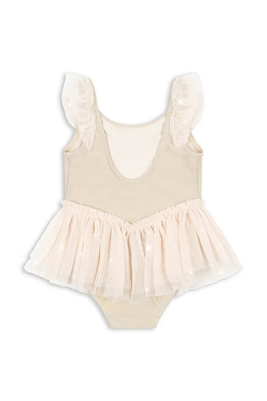 Dziewczynka Konges Sløjd jednoczęściowy strój kąpielowy dziecięcy AMANDINE SWIMSUIT KS104633.PPY2 beżowy