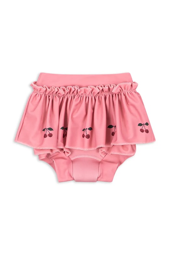 Konges Sløjd figi kąpielowe dziecięce BOBBI FRILL SWIM SHORTS dół różowy KS104702.PPY2