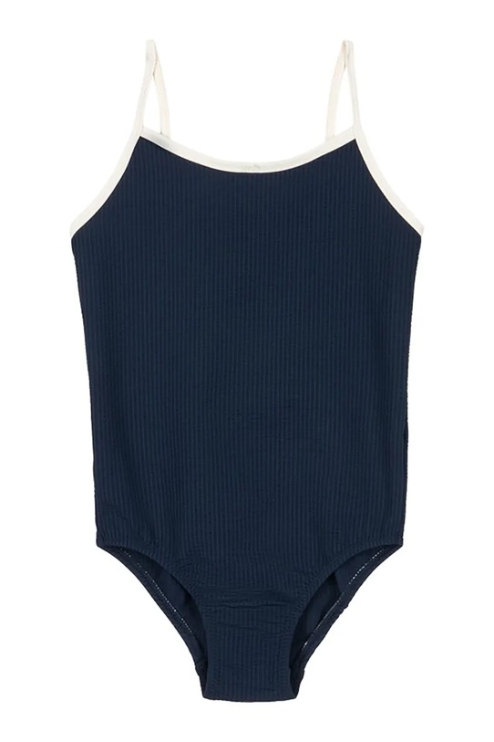Konges Sløjd jednoczęściowy strój kąpielowy dziecięcy BOWIE SWIMSUIT GRS KS104711.PPY2 granatowy SS26