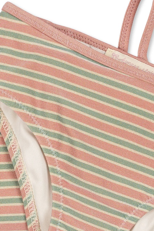 Konges Sløjd dwuczęściowy strój kąpielowy dziecięcy BOWWOW BIKINI beżowy KS104712.PPY2