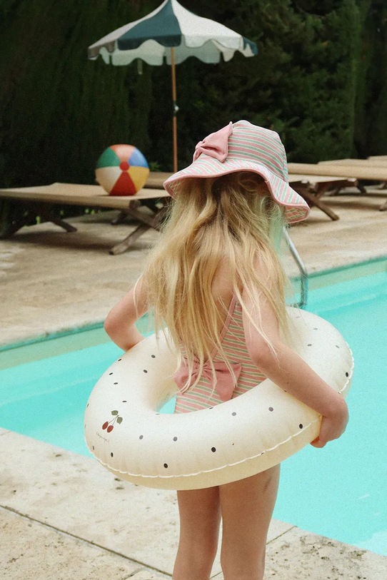 Konges Sløjd jednoczęściowy strój kąpielowy dziecięcy BOWWOW SWIMSUIT KS104715.PPY2 beżowy