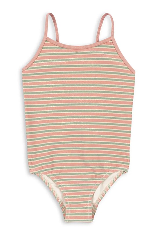 Konges Sløjd jednoczęściowy strój kąpielowy dziecięcy BOWWOW SWIMSUIT KS104715.PPY2 beżowy SS26
