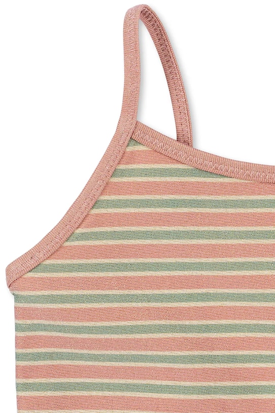 Konges Sløjd jednoczęściowy strój kąpielowy dziecięcy BOWWOW SWIMSUIT beżowy KS104715.PPY2