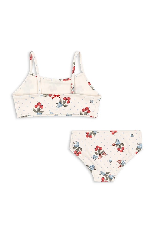 Konges Sløjd dwuczęściowy strój kąpielowy dziecięcy FRAGO BIKINI GRS KS104820.PPY2 biały SS26