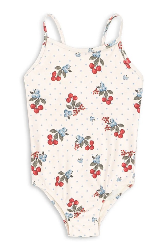 Konges Sløjd jednoczęściowy strój kąpielowy dziecięcy FRAGO SWIMSUIT GRS KS104821.PPY2 beżowy SS26