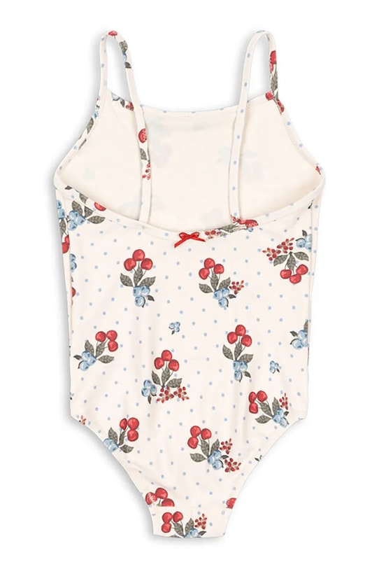 Dziewczynka Konges Sløjd jednoczęściowy strój kąpielowy dziecięcy FRAGO SWIMSUIT GRS KS104821.PPY2 beżowy