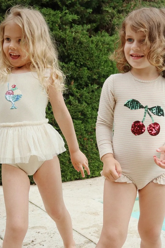 Konges Sløjd jednoczęściowy strój kąpielowy dziecięcy JADE LS SWIMSUIT KS104856.PPY2