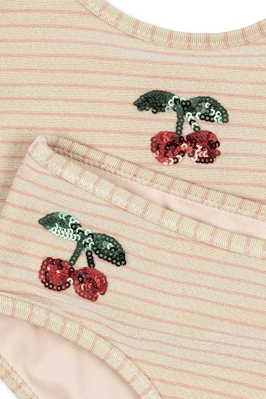 Dziewczynka Konges Sløjd strój kąpielowy dwuczęściowy dziecięcy JADE SWIM BIKINI KS104857.PPY2 różowy