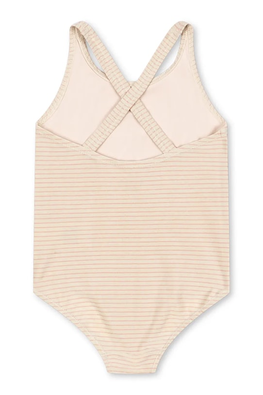 Konges Sløjd jednoczęściowy strój kąpielowy dziecięcy JADE SWIMSUIT KS104860.PPY2 beżowy SS26