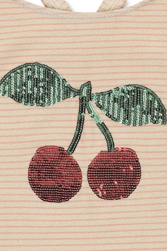 Konges Sløjd jednoczęściowy strój kąpielowy dziecięcy JADE SWIMSUIT beżowy KS104860.PPY2