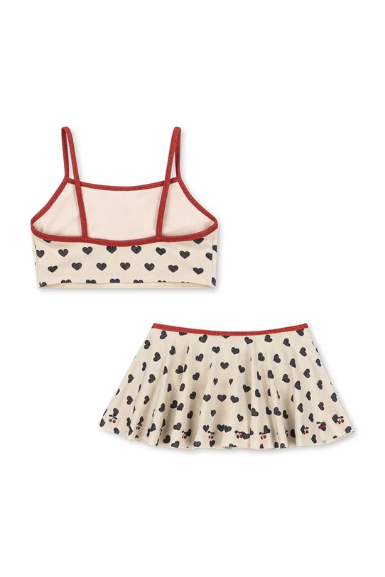 Konges Sløjd dwuczęściowy strój kąpielowy dziecięcy MANON GLITTER BIKINI KS104981.PPY2 beżowy SS26