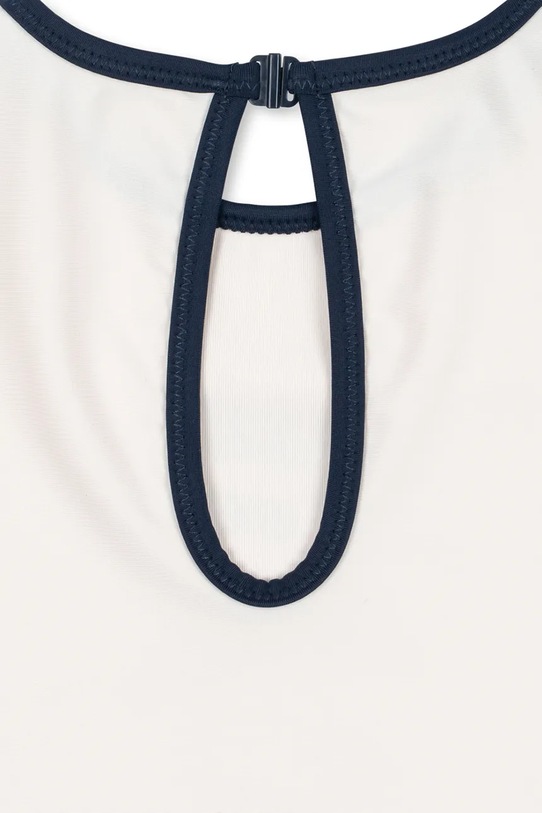 Dziewczynka Konges Sløjd jednoczęściowy strój kąpielowy dziecięcy VILJA LS SWIMSUIT GRS KS105119.PPY2 biały