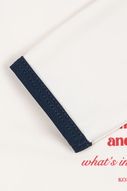 Konges Sløjd jednoczęściowy strój kąpielowy dziecięcy VILJA ONESIE GRS KS105120.PPY2 biały