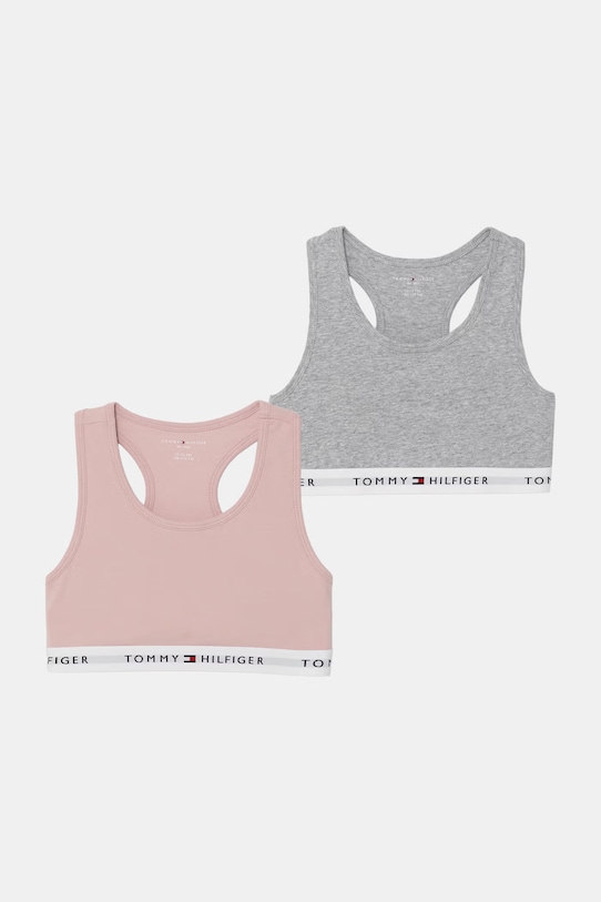 Tommy Hilfiger biustonosz dziecięcy 2-pack różowy UG0UG00748.PPY2