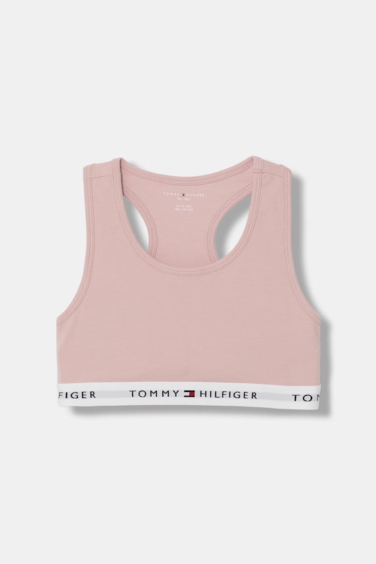 Tommy Hilfiger biustonosz dziecięcy 2-pack UG0UG00748.PPY2 różowy SS26