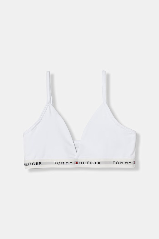 Dziewczynka Tommy Hilfiger biustonosz dziecięcy bawełniany z elastanem 2-pack UG0UG00806.PPY2 biały
