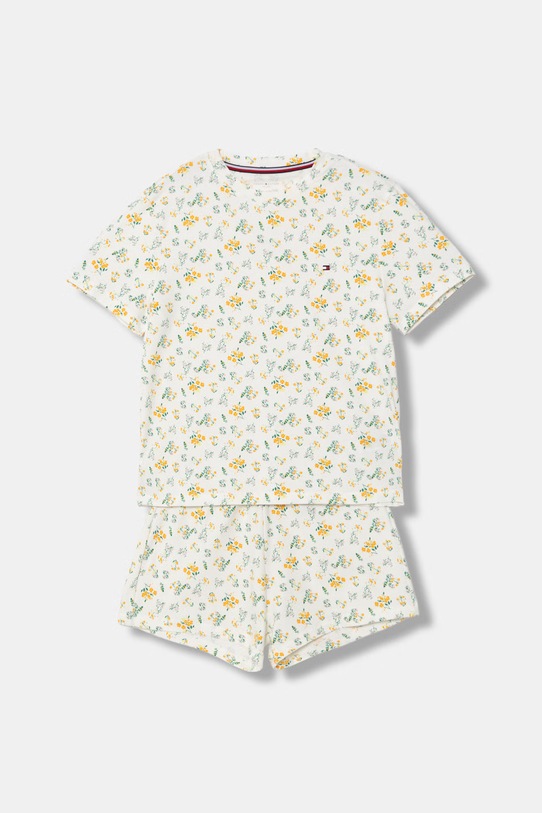 Tommy Hilfiger пижама от две части за деца от памук с еластан бежов UG0UG00818.PPY2