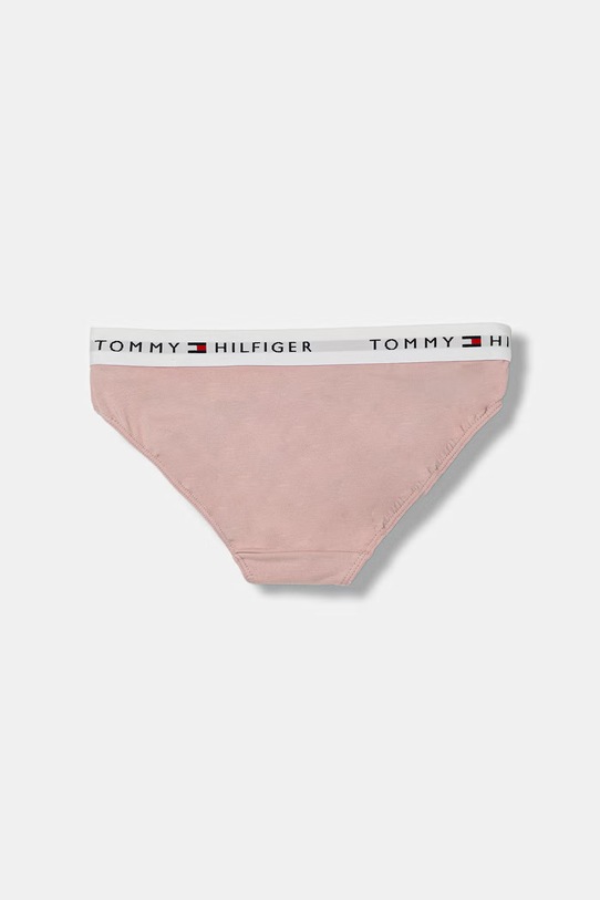 Dziewczynka Tommy Hilfiger figi dziecięce z bawełną 2-pack UG0UG00750.PPY2 różowy