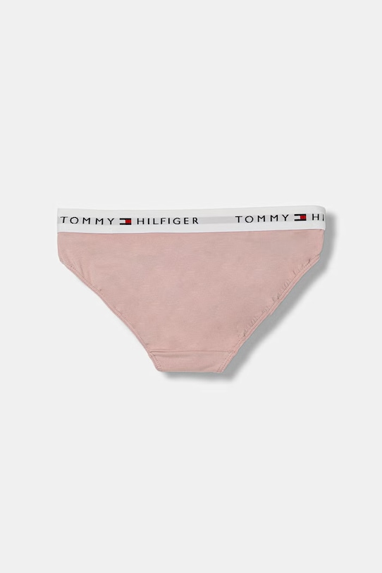 Dziewczynka Tommy Hilfiger figi dziecięce z bawełną 2-pack UG0UG00750.PPY2 różowy
