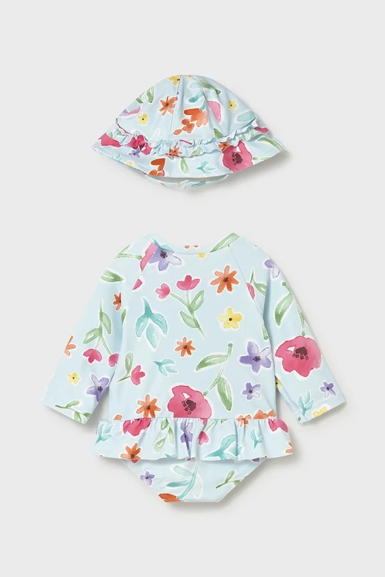 Ολόσωμο βρεφικό μαγιό Mayoral Newborn 1634.2Q.Newborn.PPY2 μπλε SS26