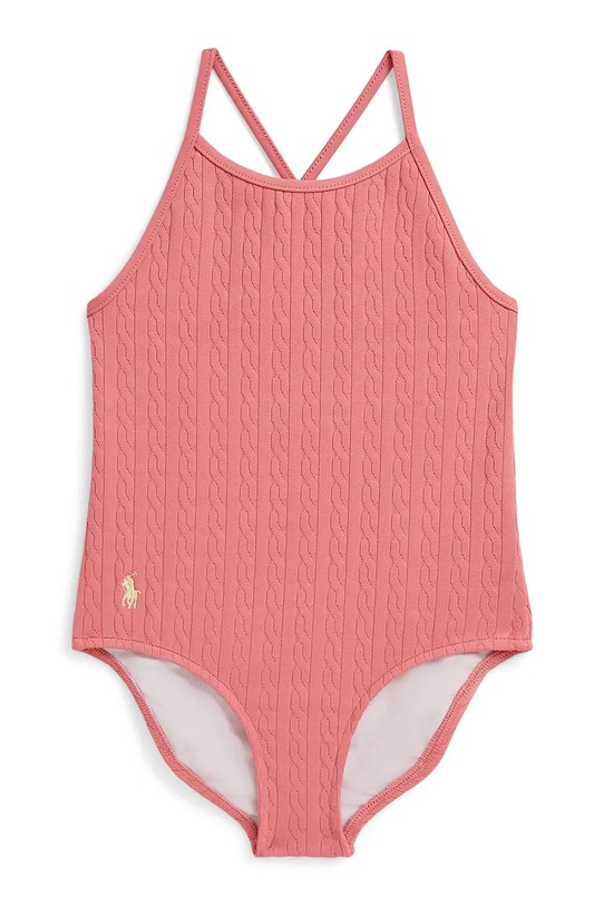 Polo Ralph Lauren strój kąpielowy jednoczęściowy dziecięcy 312A11510003 różowy SS26