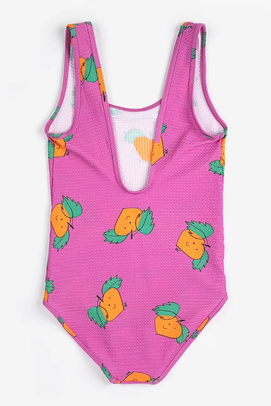 Dziewczynka Bobo Choses jednoczęściowy strój kąpielowy dziecięcy Tangerine 126AC125 różowy
