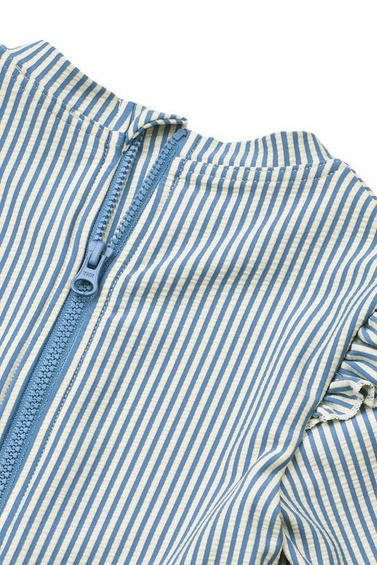 Liewood kupaći kostim s dugim rukavima za djecu Sille Seersucker Swimsuit plava LW19637.PPY2