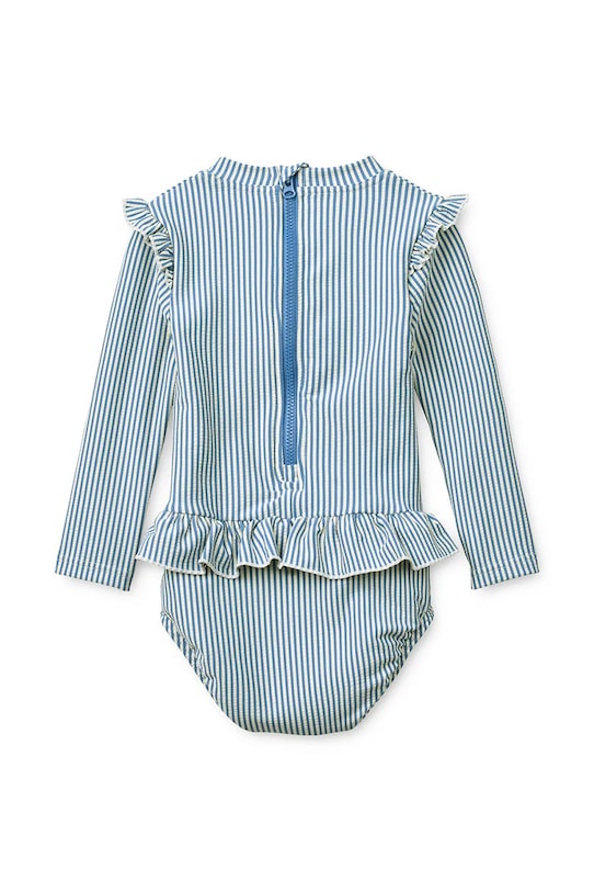 Liewood jednodijelni kupaći kostim za djecu Sille Baby Seersucker Swimsuit LW20191.PPY2 plava SS26