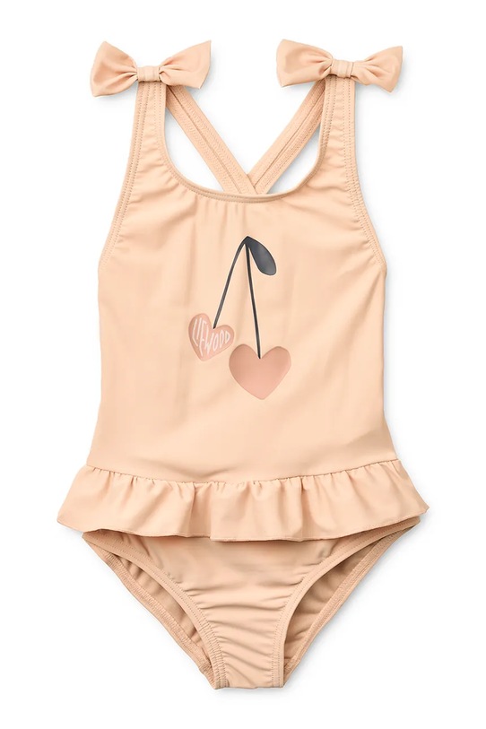 Liewood jednodielne detské plavky Amara Swimsuit w Bow ružová LW20647.PPY2
