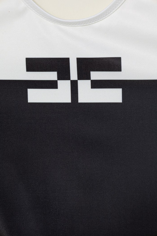 Dziewczynka Elisabetta Franchi strój kąpielowy jednoczęściowy dziecięcy EFSW026.C.JT004.140.158 czarny