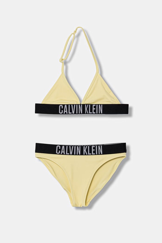 Calvin Klein Jeans dvoudílné plavky dětské žlutá KY0KY00090.PPY2