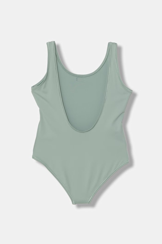 Calvin Klein Jeans strój kąpielowy jednoczęściowy dziecięcy KY0KY00099.PPY2 zielony SS26