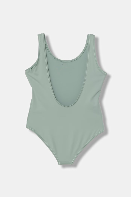 Calvin Klein Jeans strój kąpielowy jednoczęściowy dziecięcy KY0KY00099.PPY2 zielony SS26