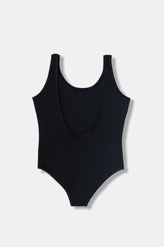 Calvin Klein Jeans strój kąpielowy jednoczęściowy dziecięcy KY0KY00099.PPY2 czarny SS26