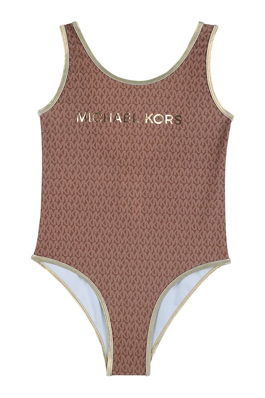 Michael Kors costum de baie dintr-o bucată pentru copii moale maro R30560.156