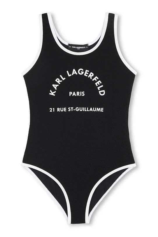 Jednodielne detské plavky Karl Lagerfeld Z31113.86.108 čierna SS26