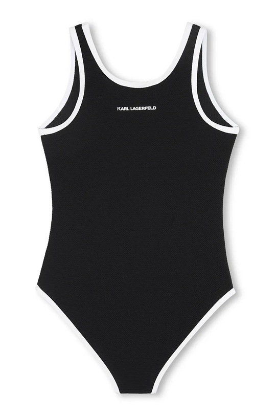 Dievča Jednodielne detské plavky Karl Lagerfeld Z31113.86.108 čierna
