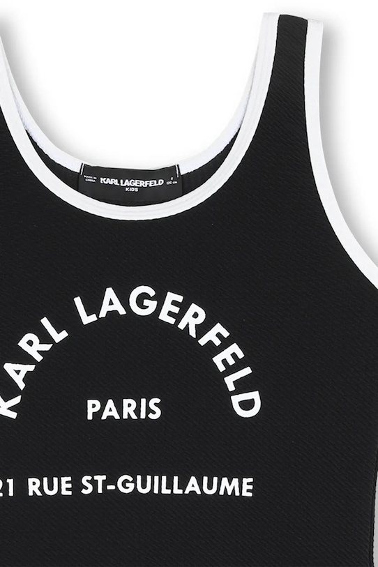 Jednodielne detské plavky Karl Lagerfeld čierna Z31113.86.108