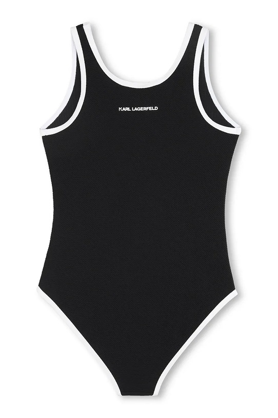 Karl Lagerfeld jednoczęściowy strój kąpielowy dziecięcy Z31113.156.162 czarny SS26