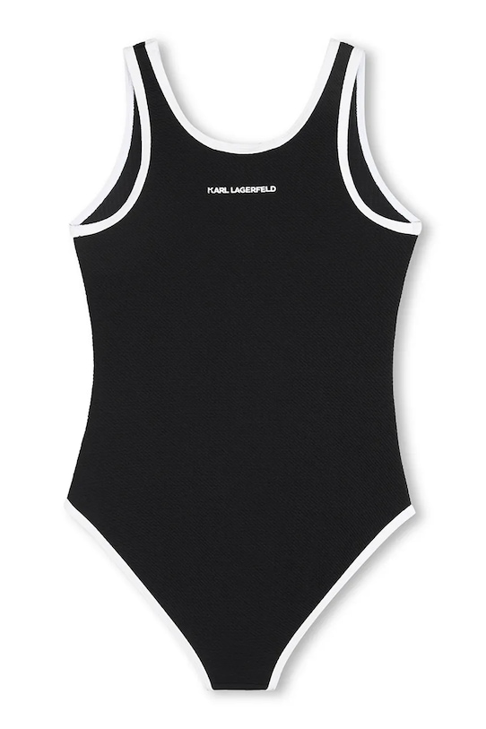 Karl Lagerfeld jednoczęściowy strój kąpielowy dziecięcy Z31113.156.162 czarny SS26