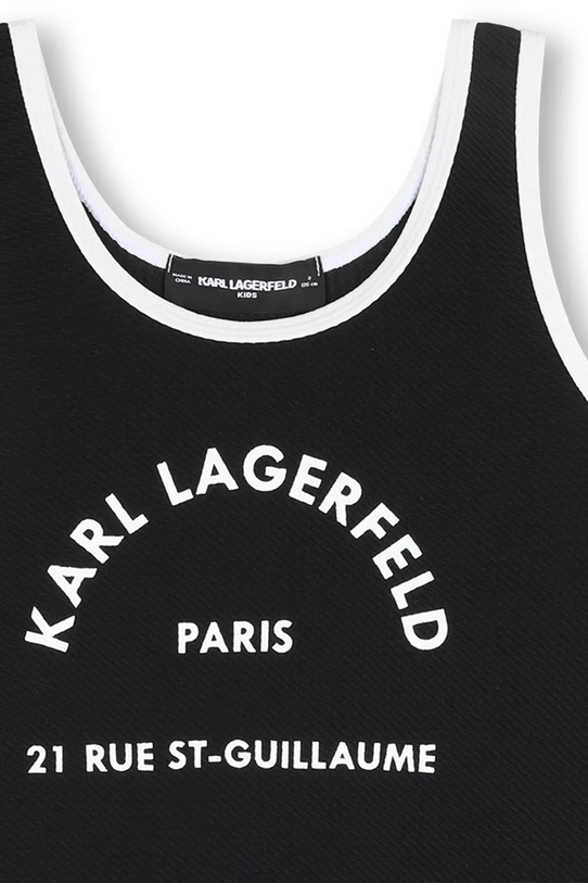 Dziewczynka Karl Lagerfeld jednoczęściowy strój kąpielowy dziecięcy Z31113.114.150 czarny