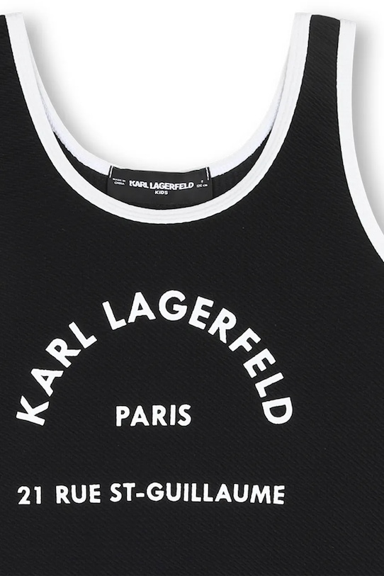 Dziewczynka Karl Lagerfeld jednoczęściowy strój kąpielowy dziecięcy Z31113.114.150 czarny