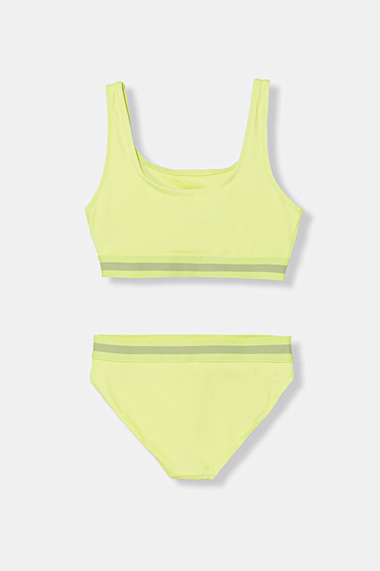 Tommy Hilfiger dvoudílné plavky dětské UG0UG00816.PPY2 zelená SS26