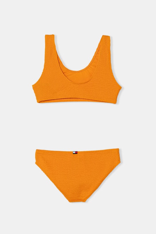 Tommy Hilfiger strój kąpielowy dwuczęściowy dziecięcy UG0UG00825.PPY2 pomarańczowy SS26