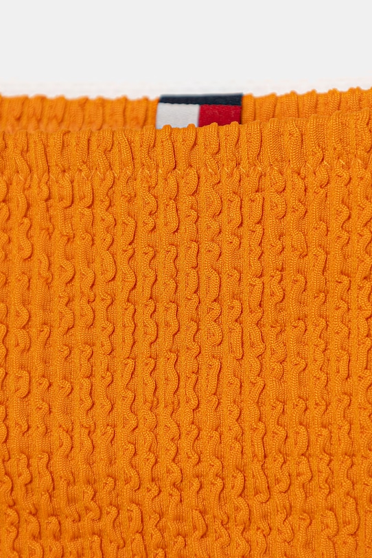 Dziewczynka Tommy Hilfiger strój kąpielowy dwuczęściowy dziecięcy UG0UG00825.PPY2 pomarańczowy