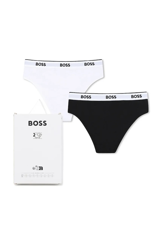 Dětské kalhotky BOSS 2-pack J52688.156.162 černá SS26