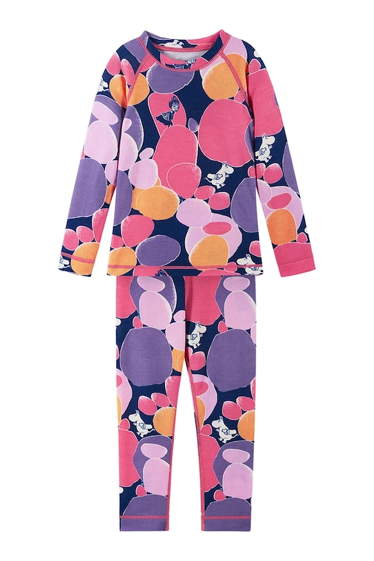 Detská funkčná spodná bielizeň Reima Moomin Trivsam zimný šport ružová 5200021C.G.PPY2