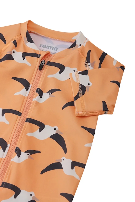 Dziewczynka Reima kombinezon plażowy dziecięcy Atlantti UV 50+ 5200131C.G.PPY2 pomarańczowy