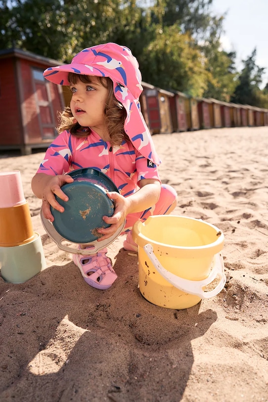 Reima kombinezon plażowy dziecięcy Atlantti UV 50+ 5200131C.G.PPY2 różowy